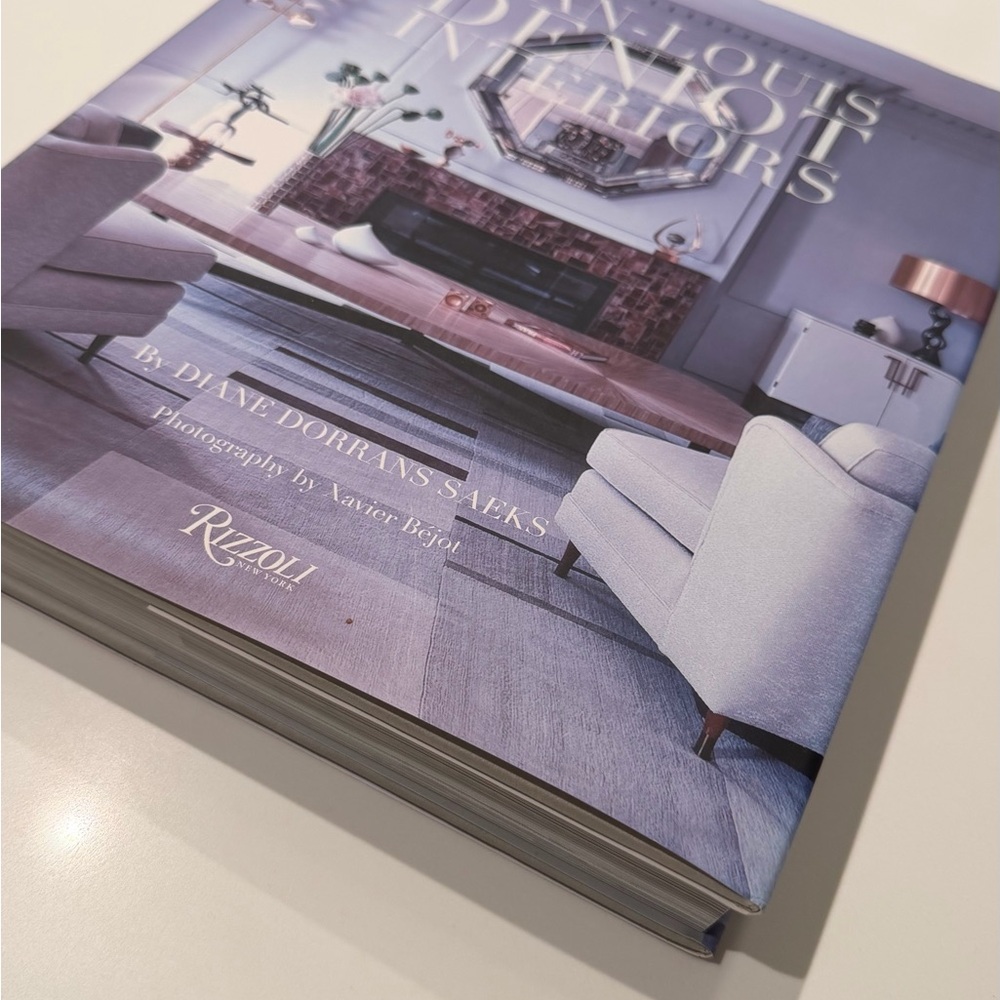 Rizzoli Book with Purple and White Cover